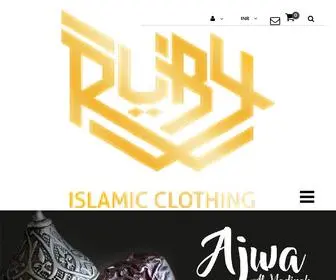 RubyonlineStore.com(Islamic Wear) Screenshot