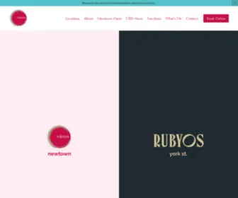 Rubyos.com.au(Rubyos Newtown) Screenshot