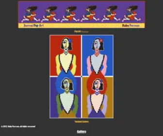 Rubypersson.com(Pop Art) Screenshot