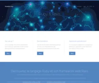 Rubyrails.ninja(Vous propose des formations techniques pointues en Ruby et en Ruby on Rails) Screenshot