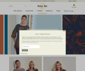 Rubyrd.com(Ruby Rd) Screenshot