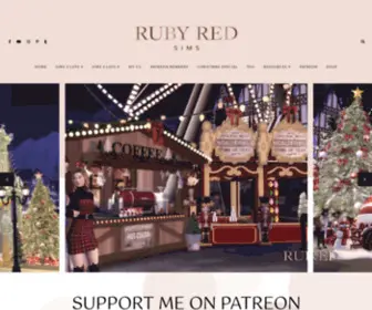 Rubyredsims.com(Ruby Red Sims) Screenshot