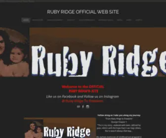 Rubyridgetofreedom.com(Ruby Ridge Official Web Site) Screenshot