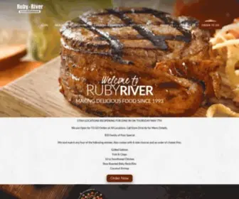 Rubyriver.com(What a steak ought to be) Screenshot
