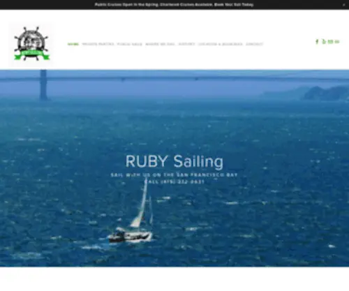 Rubysailing.com(RUBY Sailing) Screenshot
