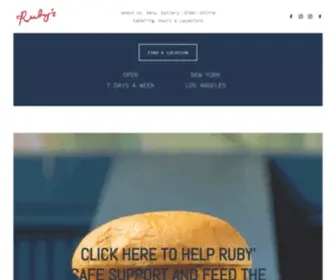 Rubyscafe.com(Ruby's) Screenshot