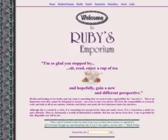 Rubysemporium.org(Rubys Emporium) Screenshot