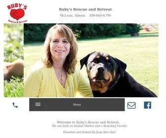 Rubysrescueandretreat.org(Rubys Rescue and Retreat) Screenshot