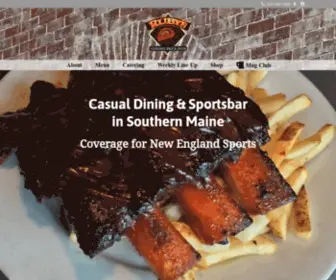 Rubyswoodgrill.com(#1 Casual Dining & Sportsbar in Southern Maine) Screenshot