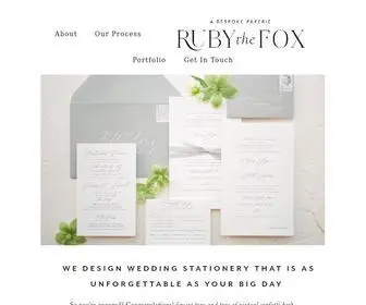 Rubythefox.com(Ruby The Fox) Screenshot