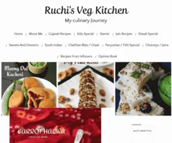 Ruchisvegkitchen.com(My culinary Journey) Screenshot