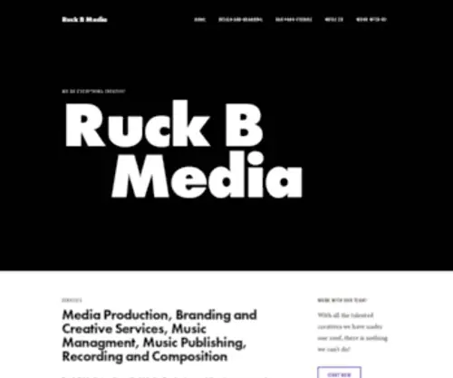 Ruckbmusic.com(Ruck B Media) Screenshot