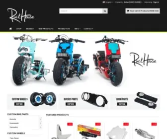 Ruckhouse.com(Custom Honda Ruckus and Honda Grom Parts) Screenshot