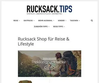 Rucksack.tips(Rucksäcke & Taschen) Screenshot
