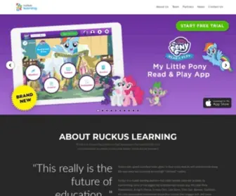 Ruckuslearning.com(Ruckuslearning) Screenshot