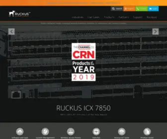 Ruckuswireless.com(Ruckus Networks) Screenshot
