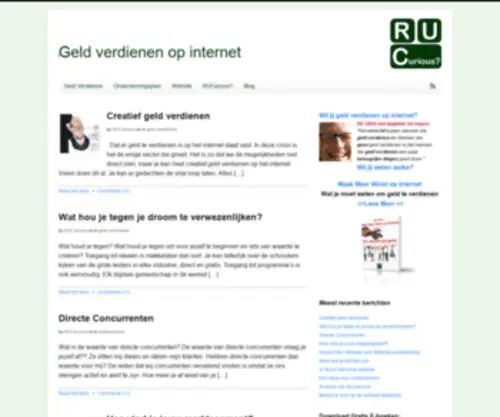Rucurious.nl(Geld verdienen op internet) Screenshot
