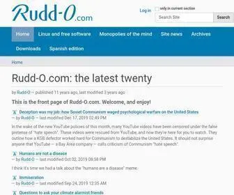 Rudd-O.com(A shill for truth. Defiant heresy on cultural matters. Free software) Screenshot