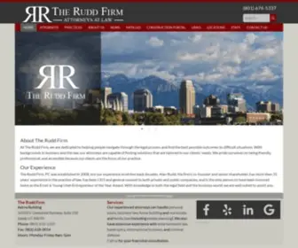 Ruddfirm.com(The Rudd Firm) Screenshot