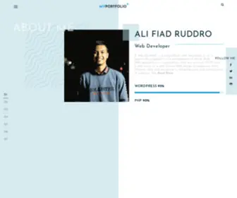 Ruddro.xyz(A Professional Web Developer) Screenshot
