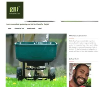 Ruddshomefarming.com(Live Well) Screenshot