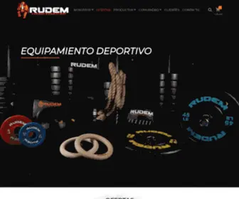 Rudemfitness.com(Rudem Fitness Equipos para CrossFit y Gimnasios de Fitness) Screenshot