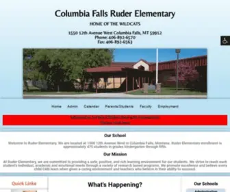 Ruderelementary.org(Home of the Wildcats) Screenshot