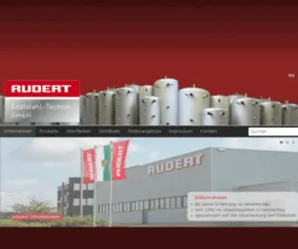 Rudert-Edelstahl.de(Klöpperböden) Screenshot