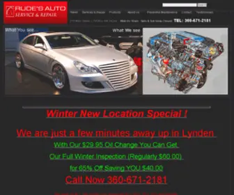 Rudesauto.com(Auto repair shop) Screenshot