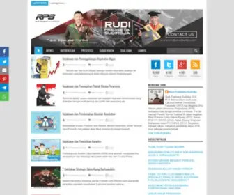 Rudipradisetia.com(Rudi Pradisetia Sudirdja) Screenshot