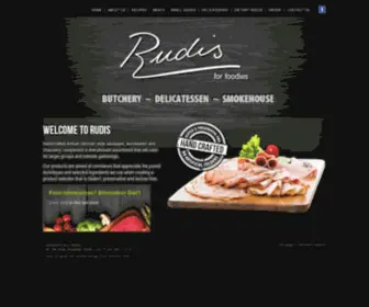 Rudisbutchery.com.au(Rudis for Foodies) Screenshot