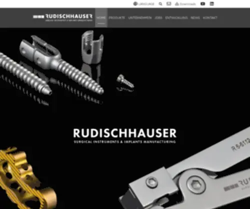 Rudischhauser.com(Medizin-Produkte von höchster Qualität) Screenshot