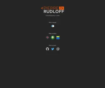 Rudloff.pro(Pierre Rudloff) Screenshot