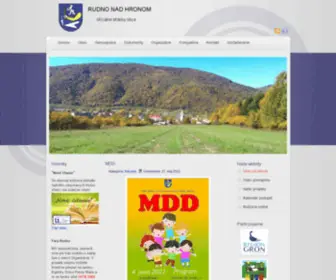 Rudnonadhronom.sk(Rudno nad Hronom) Screenshot