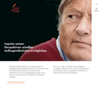 Rudolf-Augstein-Stiftung.de(Rudolf Augstein Stiftung) Screenshot