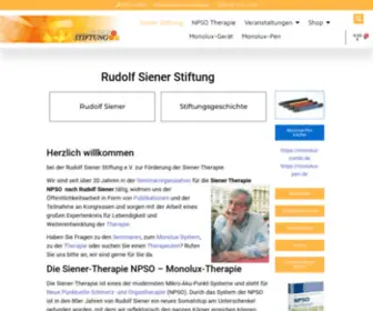 Rudolf-Siener-Stiftung.de(Rudolf Siener Stiftung) Screenshot