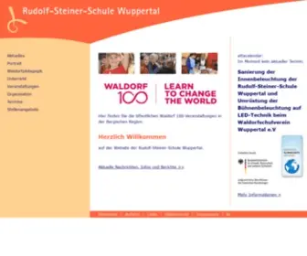 Rudolf-Steiner-Schule-Wuppertal.de(Rudolf Steiner Schule Wuppertal) Screenshot