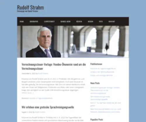Rudolfstrahm.ch(Rudolf strahm) Screenshot
