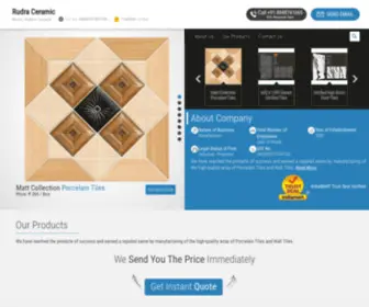 Rudraceramic.com(Rudra Ceramic) Screenshot