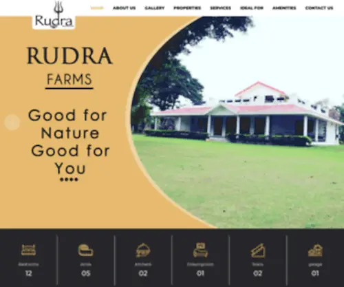 Rudrafarms.com(Rudra Farms) Screenshot