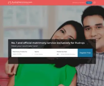 RudrajMatrimony.com(Rudraj Matrimonial) Screenshot