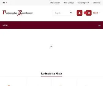 Rudraksha-Gemstones.com(Rudraksha) Screenshot