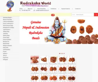 Rudraksha-World.com(RUDRAKSHA) Screenshot