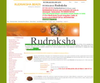 Rudrakshabeads.net(Rudraksha Beads hyderabad Rudraksha hyderabad nepal rudraksha hyderabad low price) Screenshot