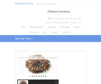 Rudrakshguru.com(Buy Authentic Rudraksha Online) Screenshot