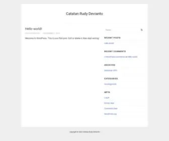 Rudydevianto.com(Rudy Devianto) Screenshot