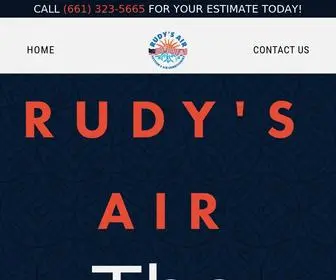 Rudysair.com(Rudy's Air) Screenshot