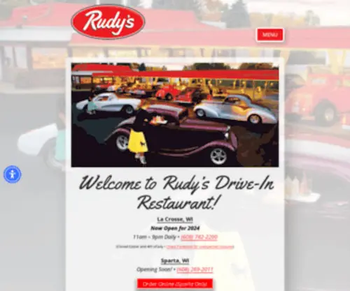 Rudysdrivein.com(Rudy's Drive) Screenshot