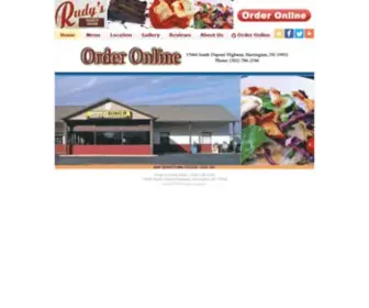 Rudysfamilydinerharrington.com(Rudy's Family Diner) Screenshot