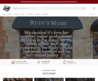 Rudysmusic.com(Rudy's Music Soho) Screenshot